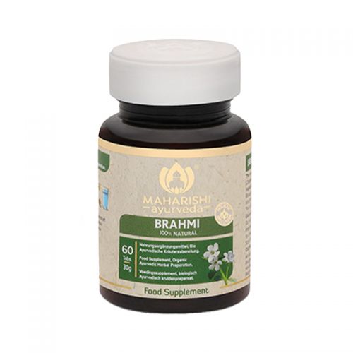 Brahmi, Bio Nahrungsergänzungsmittel mit ayurvedischen Pflanzenteilen 60 Tabletten / 30 g Maharishi Ayurveda 