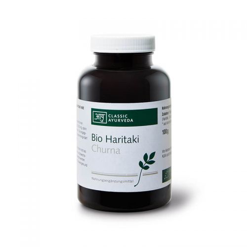 Haritaki churna, bio Complément alimentaire à base de tannine 100 g poudre Classic Ayurveda 