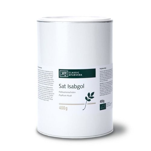 Sat Isabgol Flohsamenschalen, Bio - Classic Ayurveda