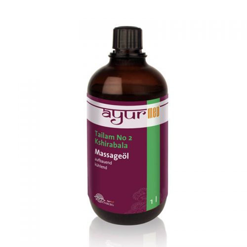 Kshirabala - Tailam No 2, 1000 ml Traditionelles Ayurveda-Massageöl 1000 ml Ayurmed 