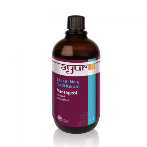 Eladi-Keram - Tailam No 5, 1000 ml Traditionelles Ayurveda-Massageöl 1000 ml Ayurmed 