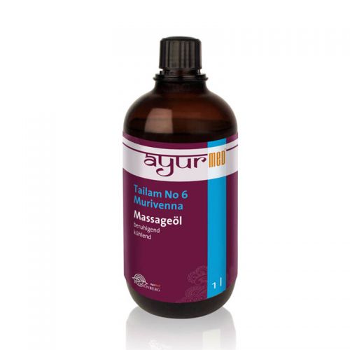 Murivenna - Tailam No 6, 1000 ml Traditionelles Ayurveda-Massageöl 1000 ml Ayurmed 