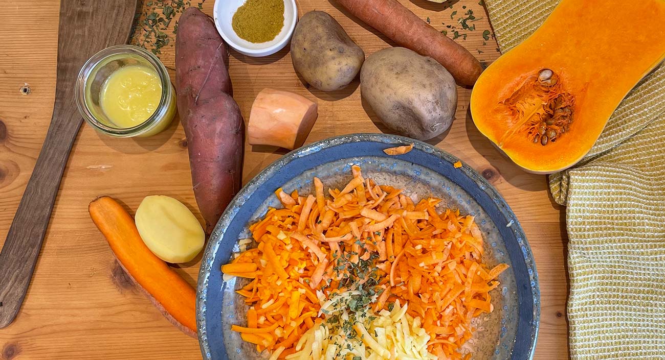 «Rösti 4 verdure» – ayurvedisch interpretiert